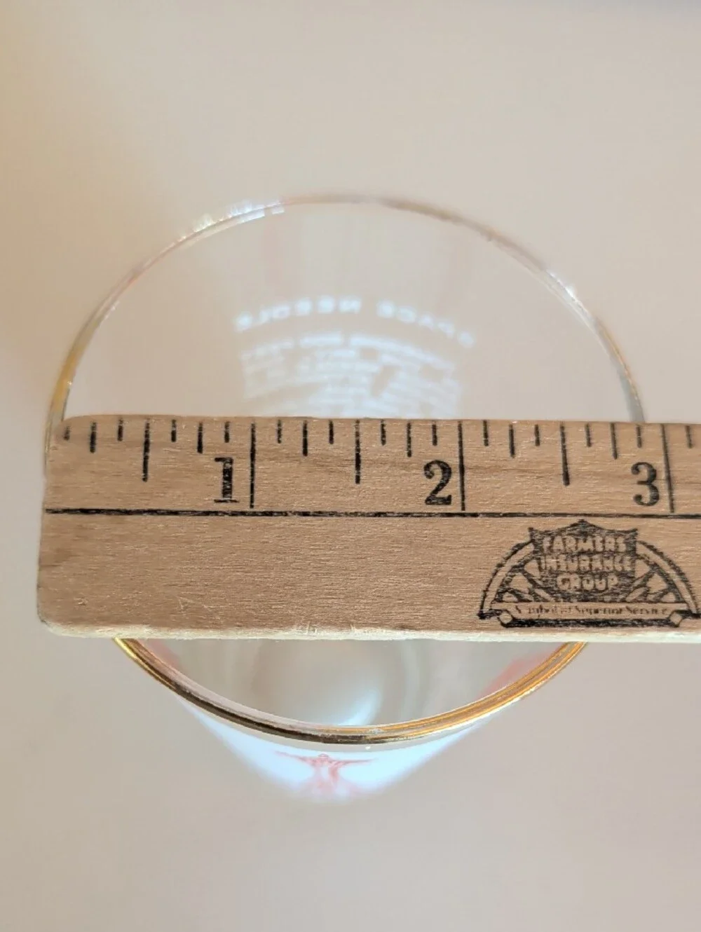 1962 Seattle World Fair Tower Red Graphic Pint Glass.